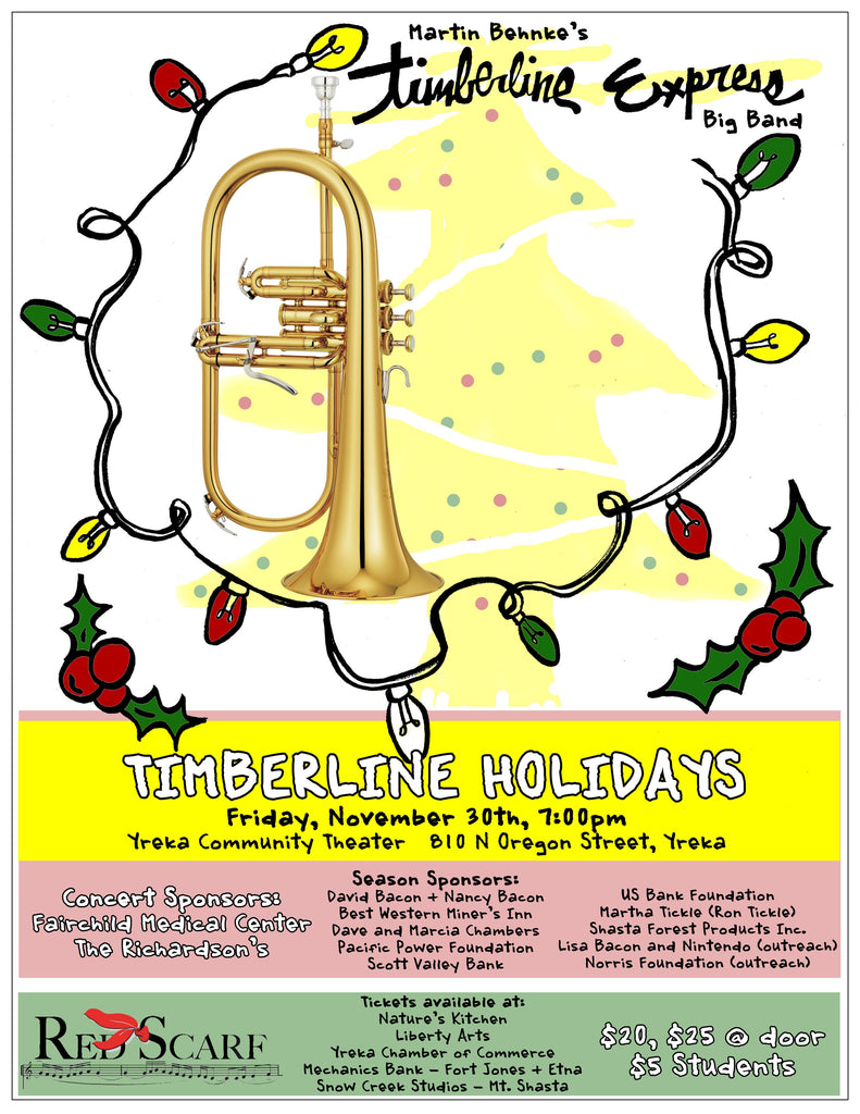 November 30th - Timberline Express Plays at Yreka Community Theatre!