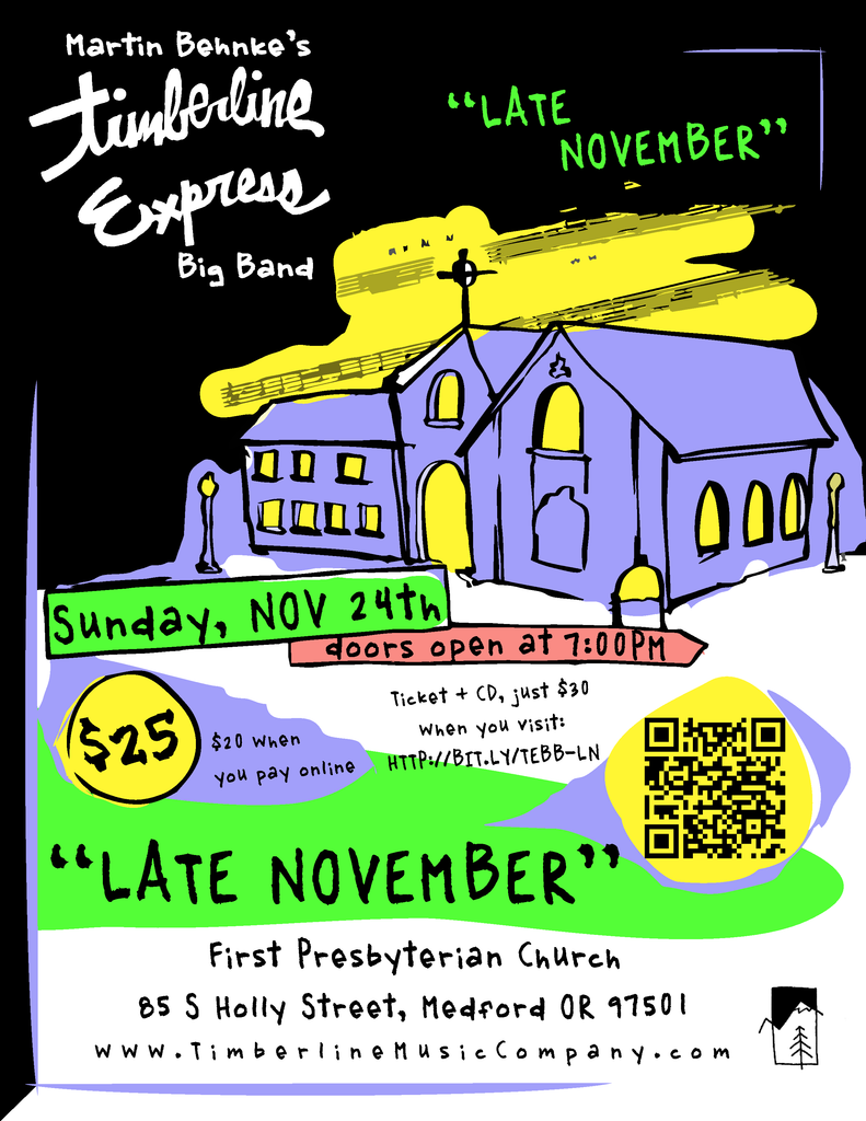 November 24th - Timberline Express Plays at First Presbyterian Church